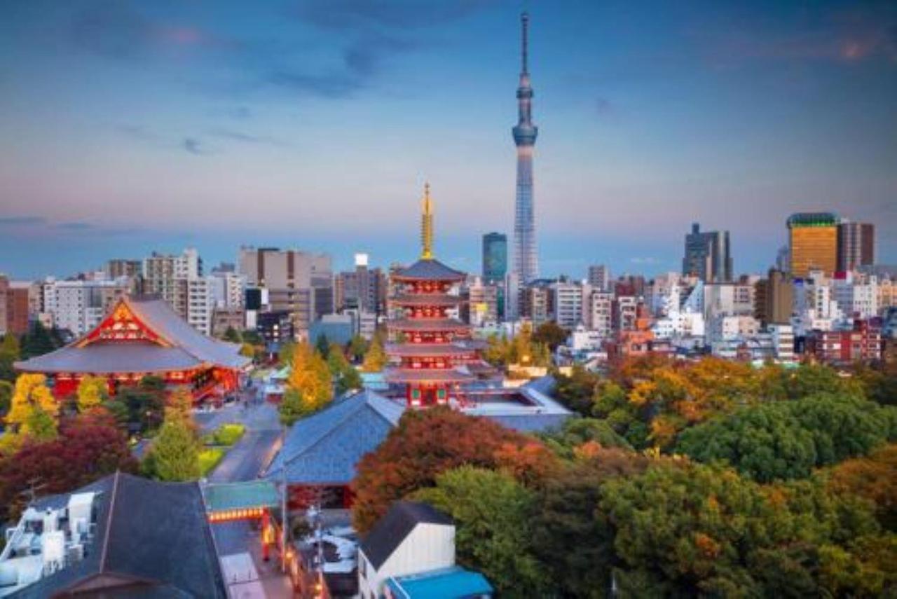 Ferienwohnung Kino浅草 Präfektur Tokio Exterior foto